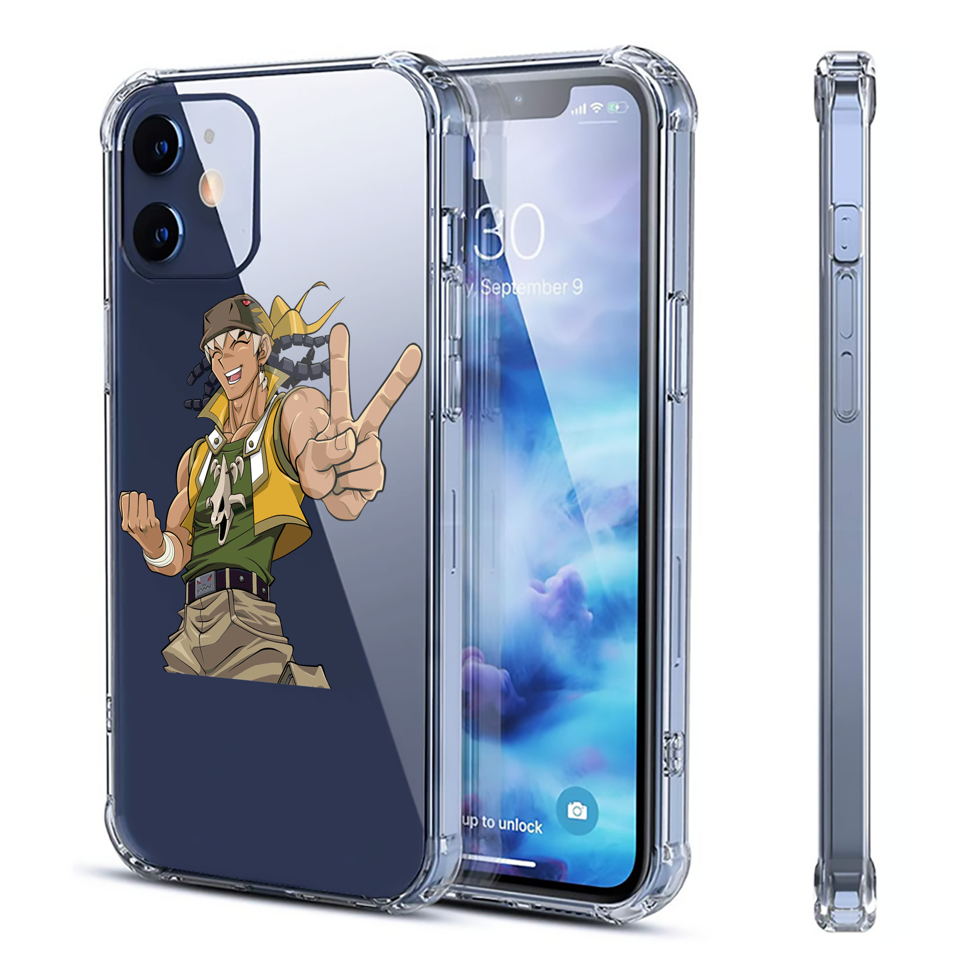 （画像用） 遊☆戯☆王 Yu-Gi-Oh! 【iPhone 12シリーズ対応】透明スマホケース（クリアソフトケース）